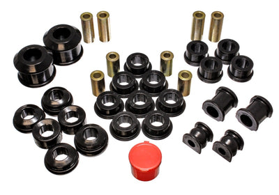 Energy Suspension 02-05 Honda Civic Si Black Hyper-Flex Master Bushing Set, performance car parts from DTX Performance