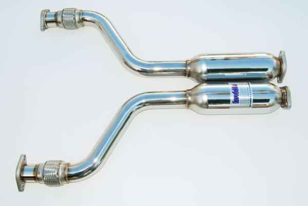 Invidia 02-08 Nissan 350z Gemini Rolled Titanium Tip Cat-back Exhaust, performance car parts by DTX Performance, high performance upgrades.