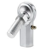 QA1 C Series 2-Pc Rod End - Female/Right Hand - .375in Bore x 3/8-24 w/Stud & Zerk - Carbon Steel
