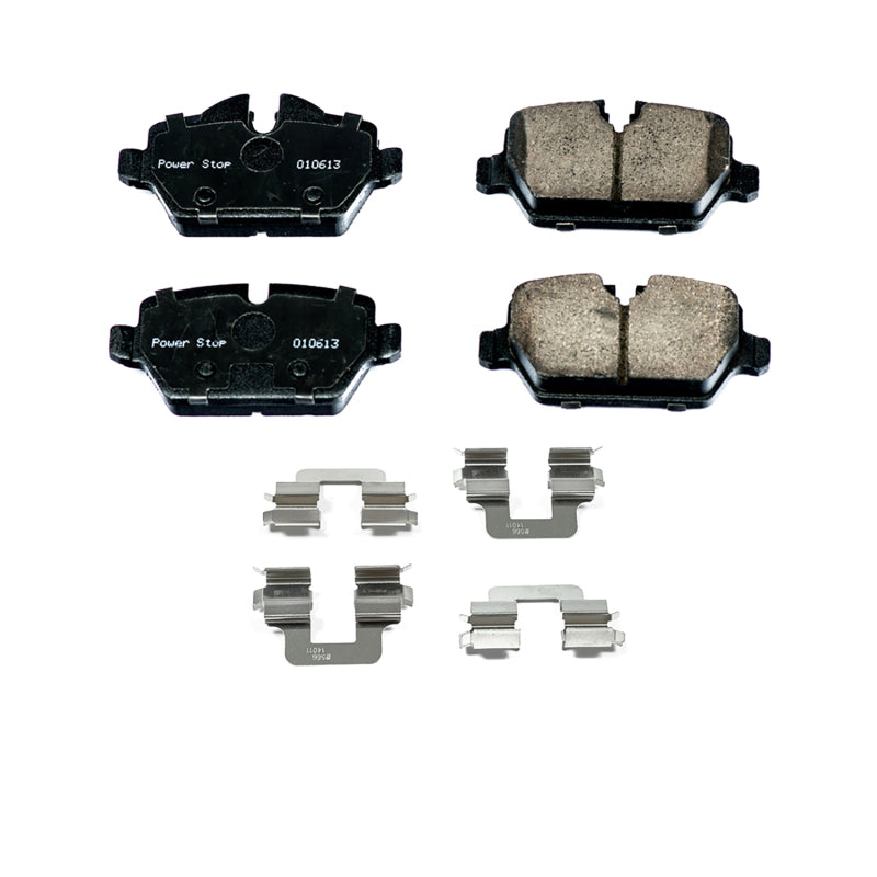 Power Stop 11-16 Mini Cooper Countryman Rear Z17 Evolution Ceramic Brake Pads w/Hardware - DTX Performance