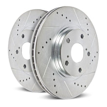 Load image into Gallery viewer, Power Stop 17-20 Ford F-550 Super Duty Front Drilled &amp; Slotted Rotor - Pair