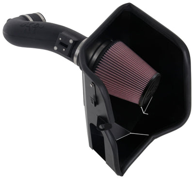 K&N 2019+ Chevrolet 1500 5.3L / 6.2L V8 F/I AirCharger Performance Intake System for engine performance upgrades