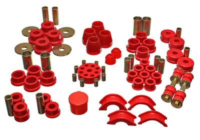 Energy Suspension 70-70 Nissan 240Z Red Hyper-Flex Master Bushing Set for performance upgrades at DTX Performance