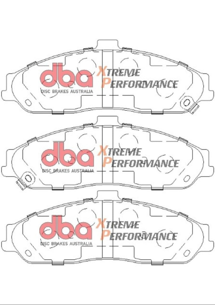 DBA 97-06 Corvette (Incl C5 Z06) XP650 Front Brake Pads - DTX Performance