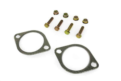 ISR Performance Series II - Resonated Mid Section Only - 89-94 (S13) Nissan 240sx exhaust system parts with bolts and gaskets