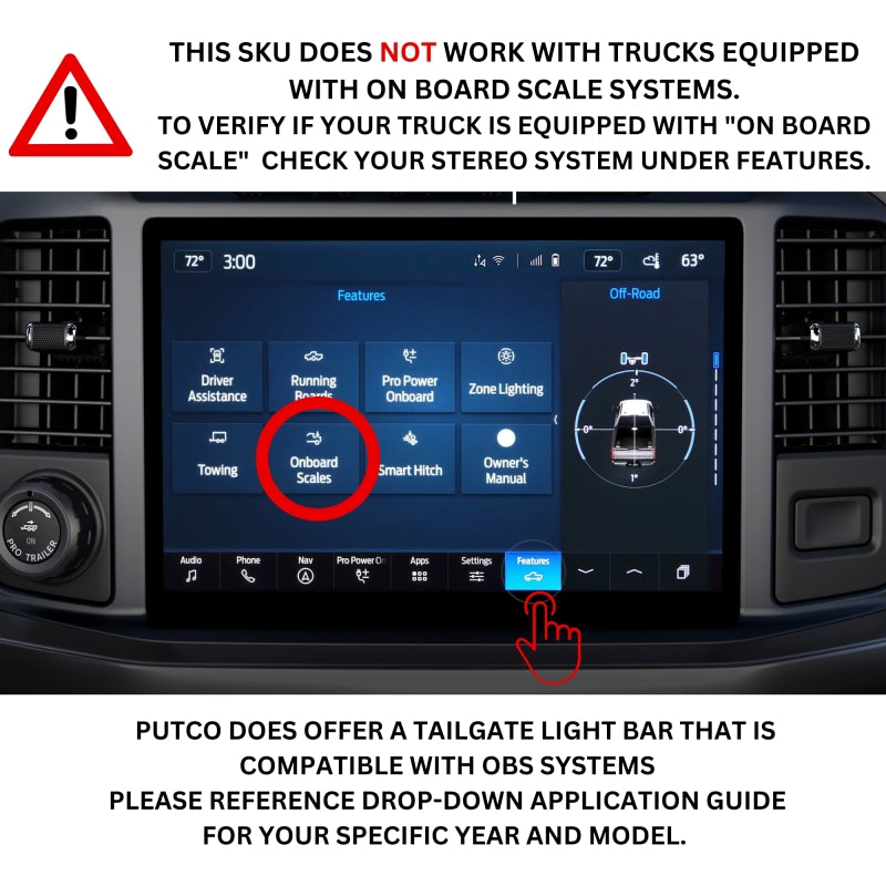 Dashboard showing incompatibility note with OBS