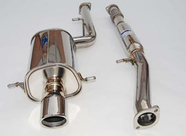 Invidia 02-07 WRX/STi 76mm Q300 Stainless Steel Cat-back Exhaust, performance car parts, DTX Performance, high performance auto parts.