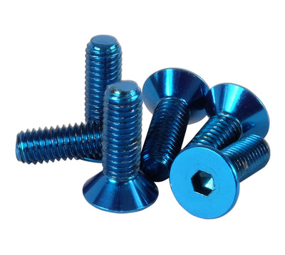 NRG Steering Wheel Screw Upgrade Kit (Conical) - Blue for performance car parts, DTX Performance shop