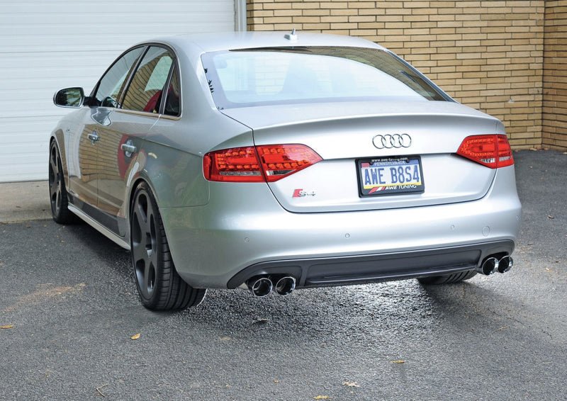 AWE Tuning Audi B8 / B8.5 S4 3.0T Touring Edition Exhaust - Chrome Silver Tips (90mm) - DTX Performance