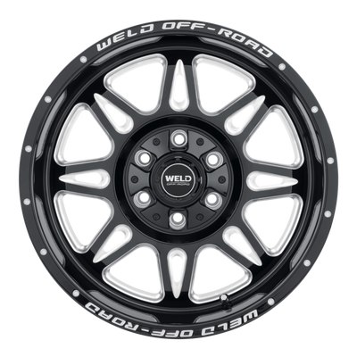 Weld Cheyenne 20x12 / 6x135 / 4.75 BS / 106.1 HB - Gloss Black Milled - Non-BL Wheel