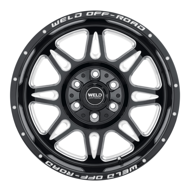 Weld Cheyenne 22x12 / 6x135 / 4.75 BS / 106.1 HB - Gloss Black Milled - Non-BL Wheel