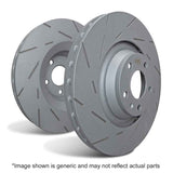 EBC 2021+ Porsche Macan 2.0T (w/350mm Front Rotors) Rear USR Slotted Rotors