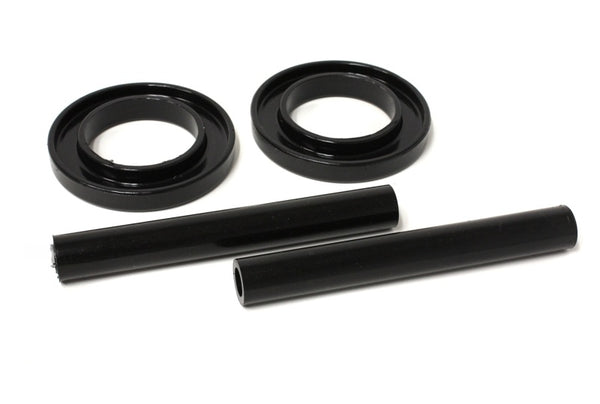 Energy Suspension 83-04 Ford Mustang SVO Black Front Spring Upper & Lower Isolator Set for performance upgrades.