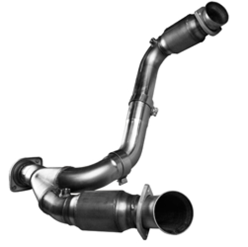 Kooks 07-08 GM 1500 3in x OEM Out Cat SS Y Pipe Kooks HDR Req - DTX Performance