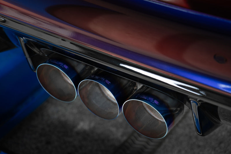 MBRP 23-24 Honda Civic Type R 2.0L T304 SS 3in Cat-Back Exhaust Triple Center Outlet w/ Burnt Tips - DTX Performance