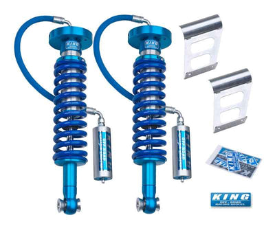 King Shocks 09-13 Ford F150 2WD/4WD Front 2.5 Dia Remote Reservoir Coilover (Pair) for performance car parts