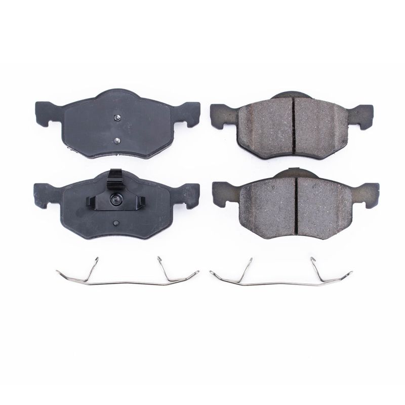 Power Stop 01-07 Ford Escape Front Z17 Evolution Ceramic Brake Pads w/Hardware - DTX Performance