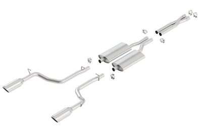 Borla 05-10+ Charger / Magnum / 300C R/T 5.7L Aggressive Catback Exhaust, high performance car parts.