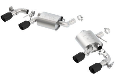 Borla 2016 Chevy Camaro V8 SS AT/MT ATAK Rear Section Exhaust w/ Dual Mode Valves Ceramic Black performance exhaust system