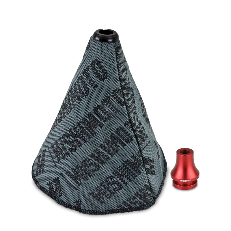 Mishimoto Shift Boot Cover + Retainer/Adapter Bundle M12x1.25 Red - DTX Performance