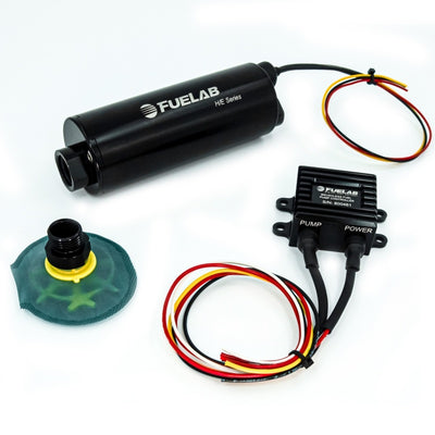 Fuelab In-Tank Twin Screw Brushless Fuel Pump Kit w/Remote Mount Controller/65 Micron - 1100 LPH, high performance car parts