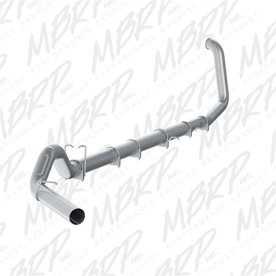 MBRP F-250/350 7.3L all models 5in Turbo Back Single Side Exit No Muffler T409 exhaust system - DTX Performance