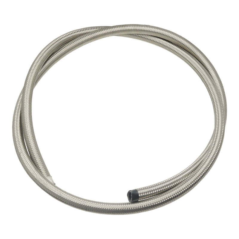 DeatschWerks 8AN Stainless Steel Double Braided CPE Hose - 6ft - DTX Performance