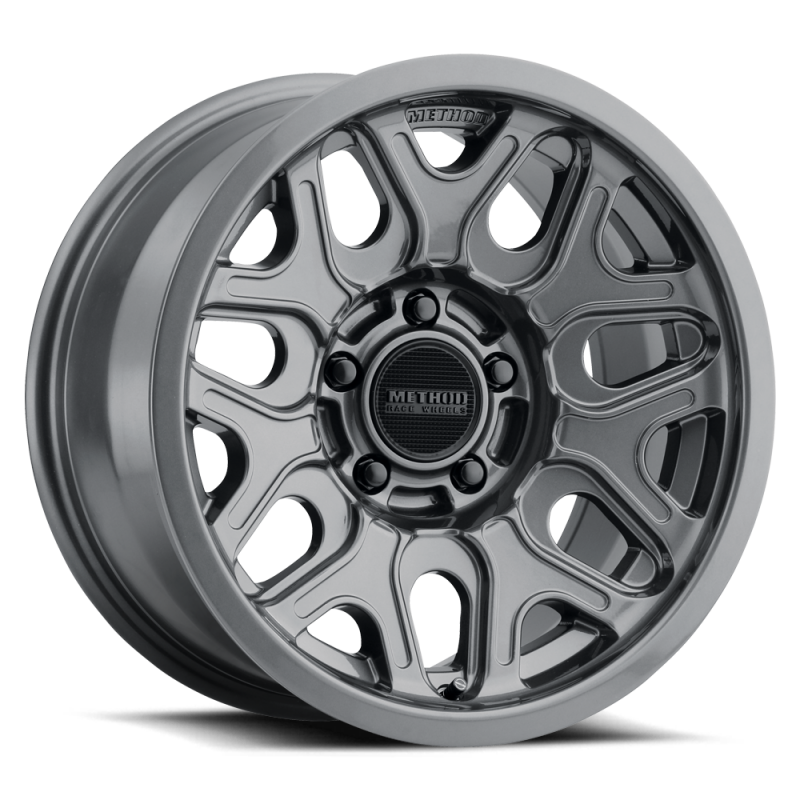 Method MR322 / 20x10 / 6x135 BP / -18ET / 4.76in BS / 87mm CB - Gloss Titanium Wheel - DTX Performance