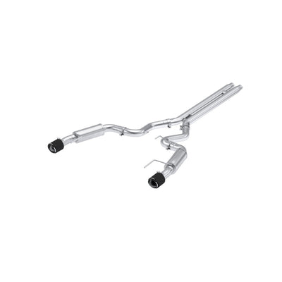 MBRP 2024 Ford Mustang GT S650, 5.0L Cat-Back Dual Split Rear with Carbon Fiber Tips, Race Version exhaust system