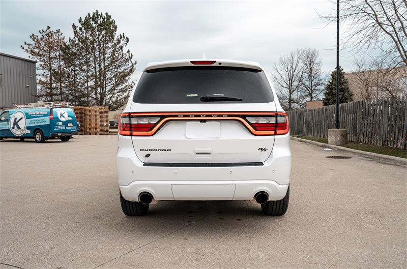 Corsa 11-23 Dodge Durango Xtreme 2.5in Cat-Back Dual Rear Exit w/ Single 4.5in Black PVD Tips - DTX Performance