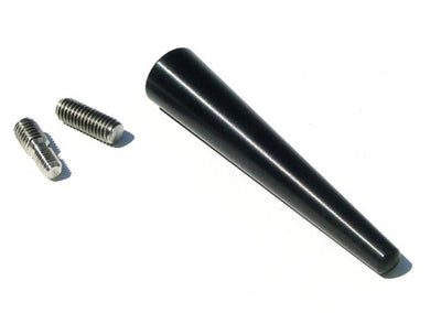 Torque Solution Black Billet Shorty Antenna: Audi / Volkswagen, performance car parts, DTX Performance, tuning upgrades, high performance auto parts