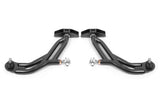 BMR 10-14 Ford Mustang Adj. Lower A-Arms w/ Delrin/Rod End / 18mm Tall Ball Joint - Black Hammertone