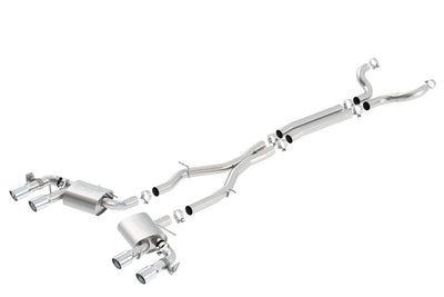 Borla 2017+ Chevy Camaro ZL1 6.2L S-Type Catback Exhaust w/ Dual Split Rear Exit exhaust system for performance upgrades
