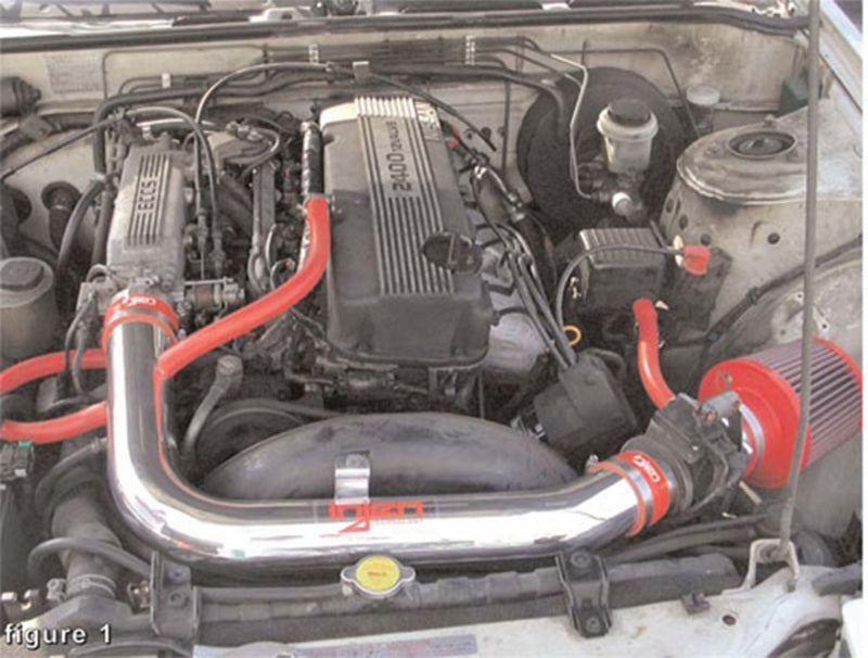 Injen 89-90 Nissan 240SX L4 2.4L Black IS Short Ram Cold Air Intake - DTX Performance