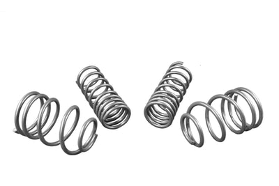 Whiteline 2016+ Ford Focus RS MK3 Front + Rear Performance Lowering Springs shown.