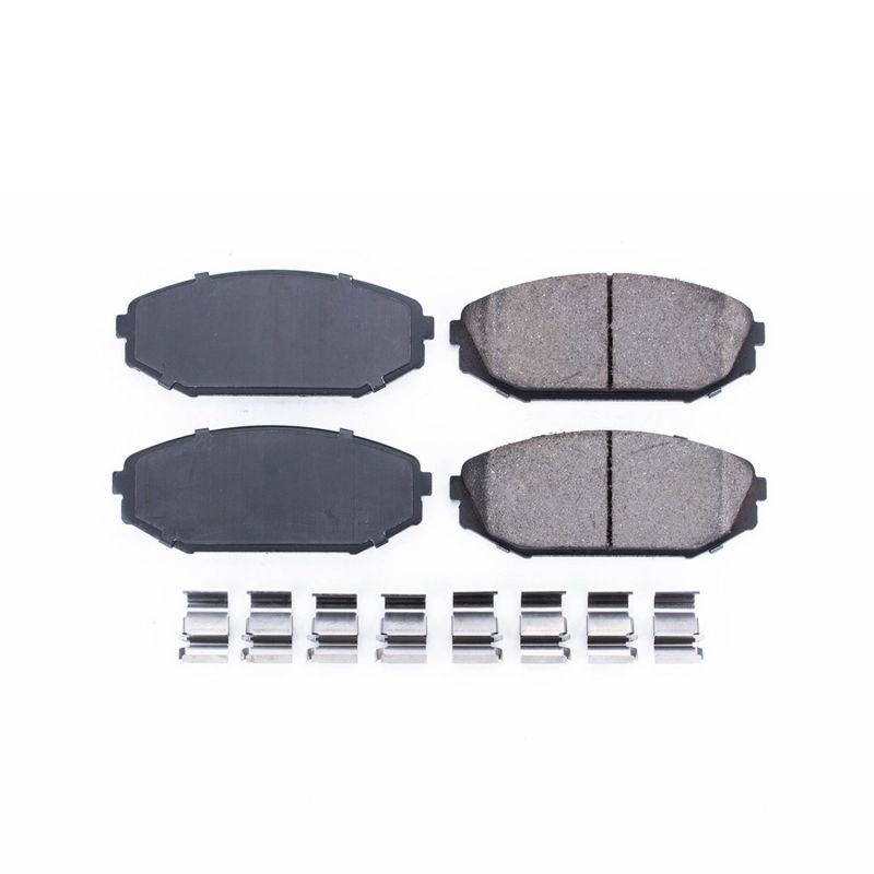 Power Stop 01-02 Acura MDX Front Z17 Evolution Ceramic Brake Pads w/Hardware - DTX Performance