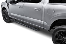 Load image into Gallery viewer, RealTruck 15-26 Ford F150 Super Crew / 17-26 F250/F350 SD Super Cab Traxio 4in Nerf Bars - Tex. Blk