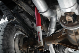 MBRP 2020+ GMC/Chevy 2500/3500 6.6L Duramax 4in Mand Bent Tubing Pro-Ser Cat Back Single Side - Blk exhaust system under car