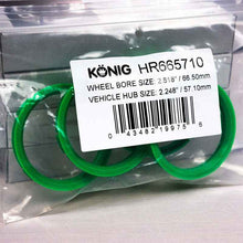 Load image into Gallery viewer, Konig Hub Ring Set (4pcs) - 66.5mm O.D. / 57.1mm I.D. performance car parts