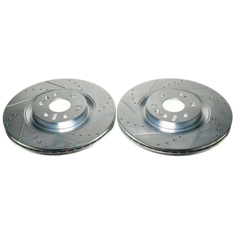 Power Stop 21-22 Chevrolet Tahoe Front Drilled & Slotted Rotor (Pair) - DTX Performance