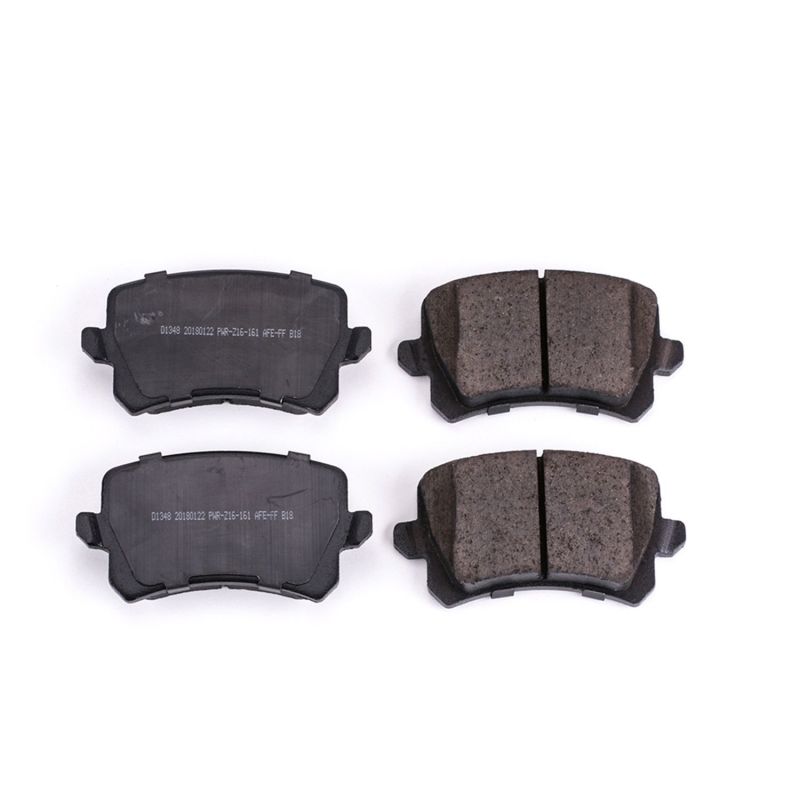 Power Stop 2015 Audi Q3 Rear Z16 Evolution Ceramic Brake Pads - DTX Performance