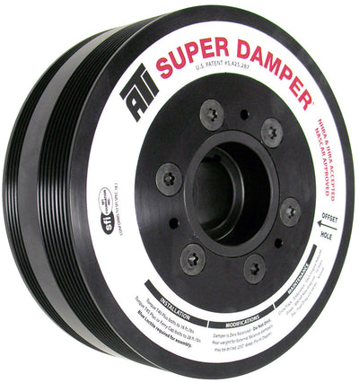 ATI Damper - 7.65in - Alum - 8 & 4 Grv - LS7 - Y Body Corvette - Gen 5 Z28 - LS3 - OEM Size - 2 Ring, high performance engine part