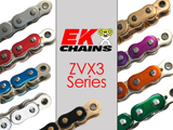 Vortex Racing EK 520 ZVX3 Rivet Master 150 Links- Black/Gold
