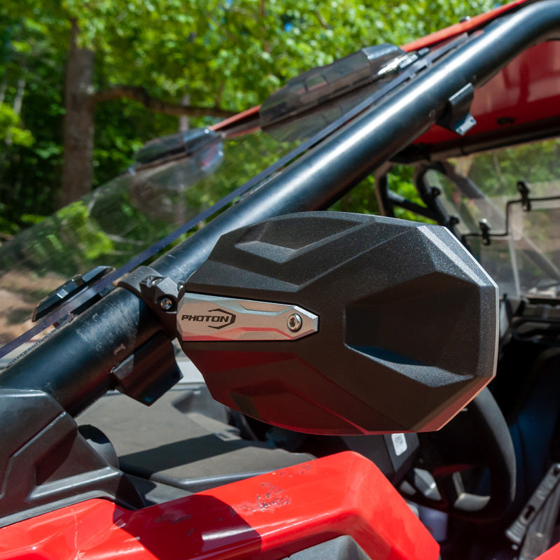 Seizmik 04+ Can Am/ Hon/ Kaw/ Kub/ Polaris/ Yam Photon Sideview Mirror on UTV