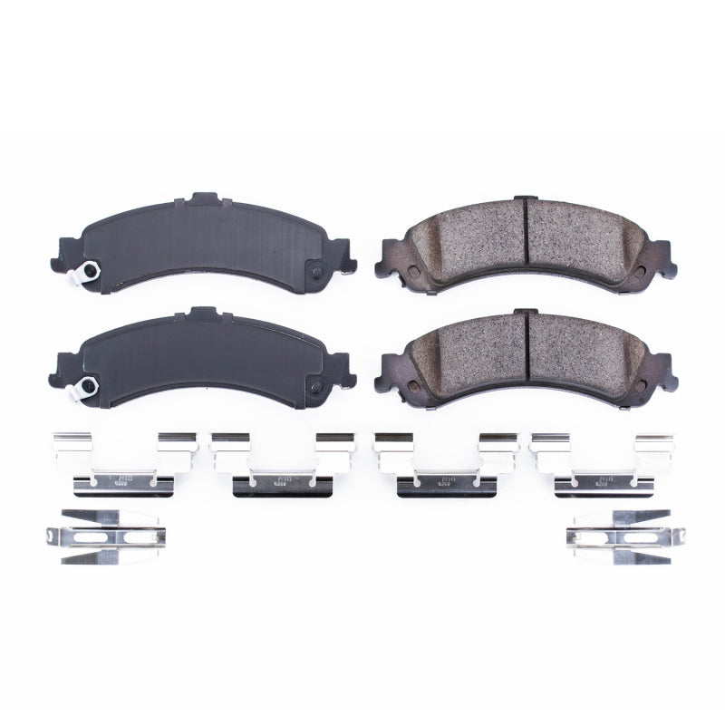 Power Stop 02-06 Cadillac Escalade Rear Z17 Evolution Ceramic Brake Pads w/Hardware - DTX Performance