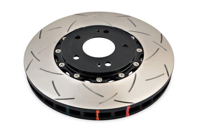 DBA 03-05 Evo 8/9 Front Slotted 5000 Series 2 Piece Rotor Assembled w/ Black Hat for performance car parts