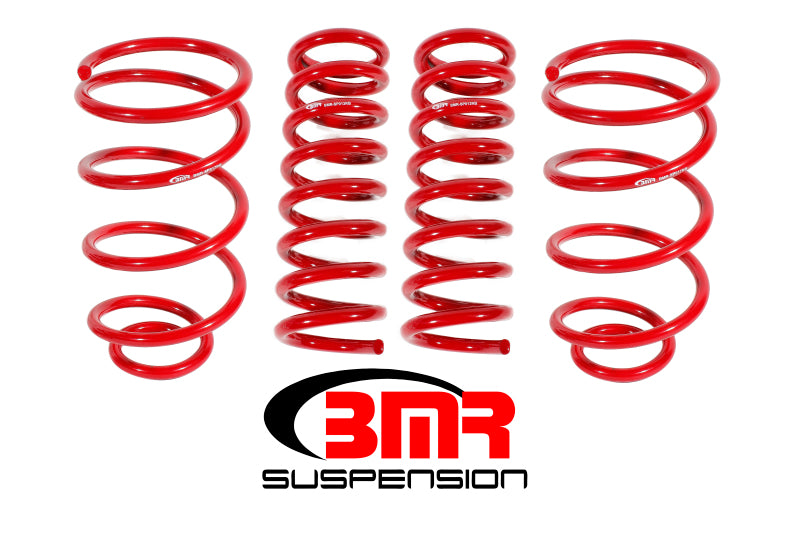 BMR 64-66 A-Body Lowering Spring Kit (Set Of 4) - Red - DTX Performance