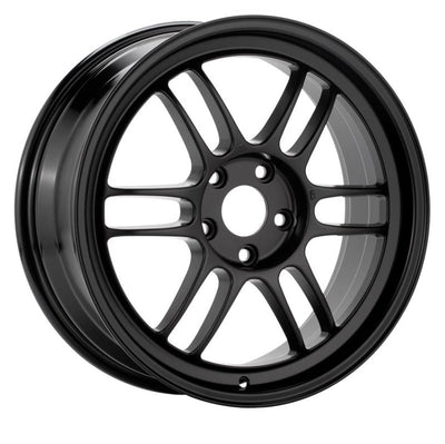 Enkei RPF1 16x7 4x100 43mm Offset Black Wheel for Miata, Mini, Honda, Acura - High performance car parts from DTX Performance