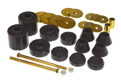 Prothane 67-72 GM Body Mount 12 Bushing Kit - Black, performance car parts by DTX Performance. Ideal for racing suspension upgrades.