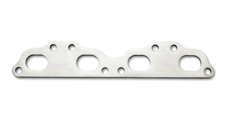 Vibrant Mild Steel Exhaust Manifold Flange for Nissan SR20 motor 1/2in Thick, performance car parts by DTX Performance